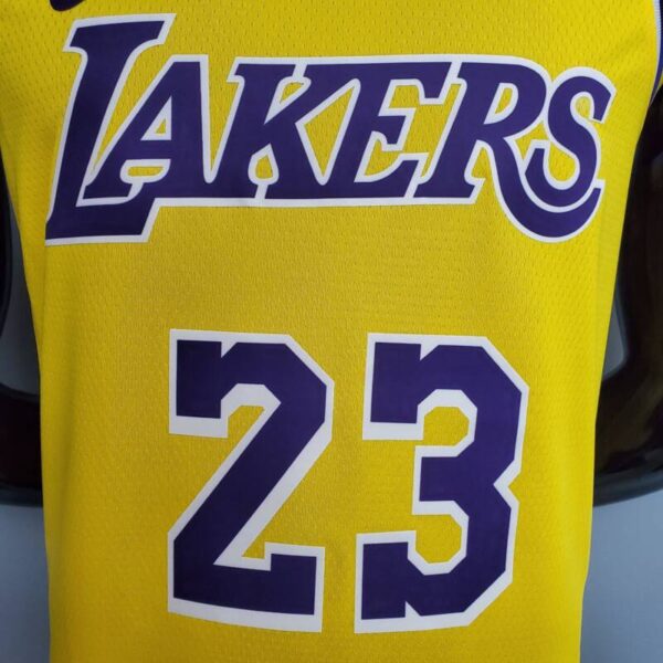 Camiseta Los Angeles Lakers Yellow Final Edition - Imagen 5