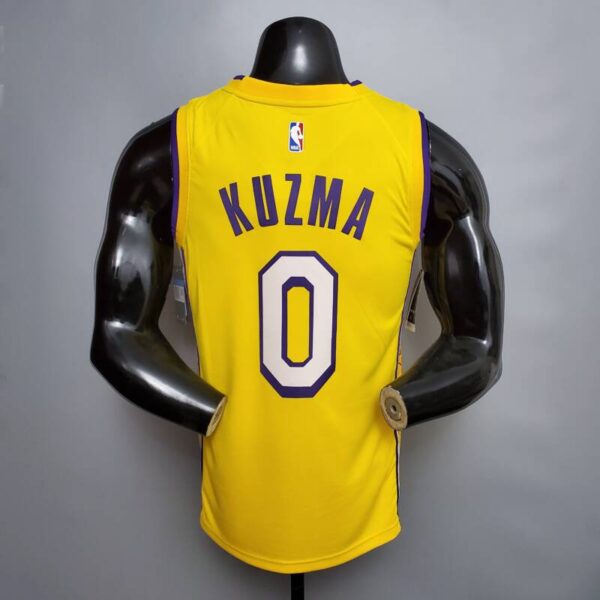 Camiseta Los Ángeles Lakers V-neck City Edition Yellow - Imagen 9