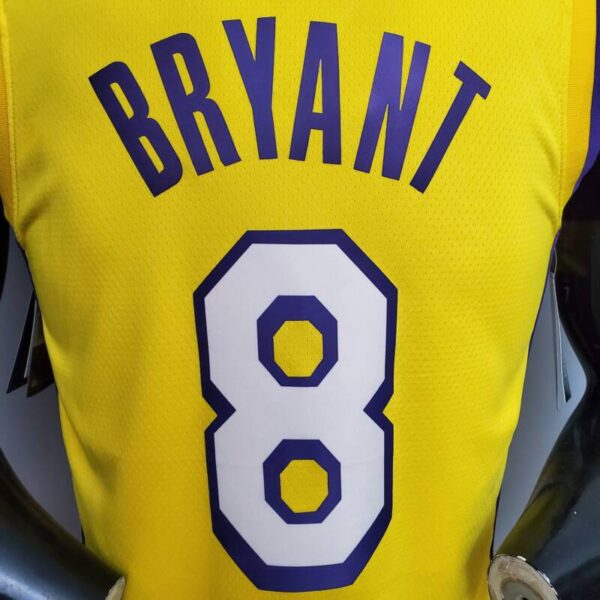 Camiseta Los Ángeles Lakers V-neck City Edition Yellow - Imagen 8