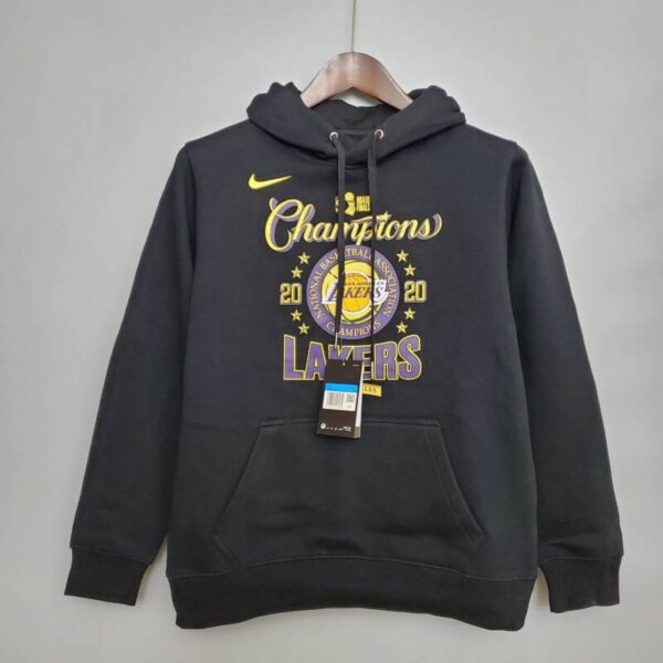 Sudadera Los Ángeles Lakers Championship Hooded Black