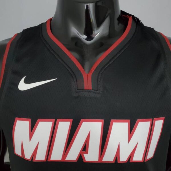 Camiseta Miami Heat Jordan Black 2020/21 - Imagen 4