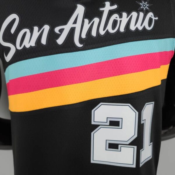 Camiseta Spurs City Edition Black - Imagen 5