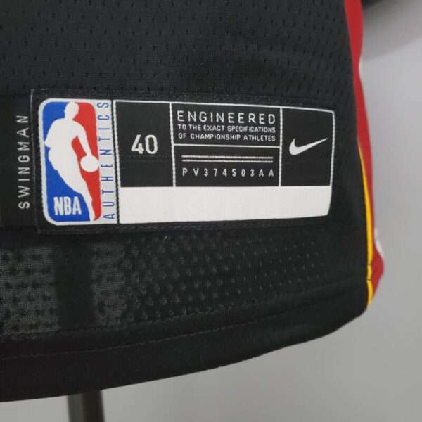 Camiseta Miami Heat Jordan Black 2020/21 - Imagen 8