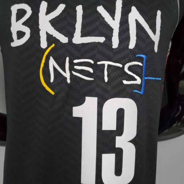 Camiseta Brooklyn Nets City Edition Black - Imagen 10