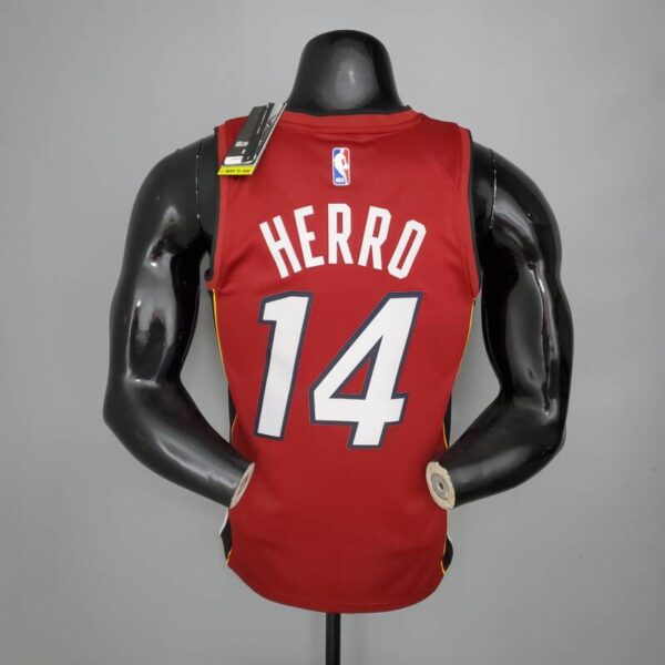 Camiseta Miami Heat Burgundy 2020/21 - Imagen 11