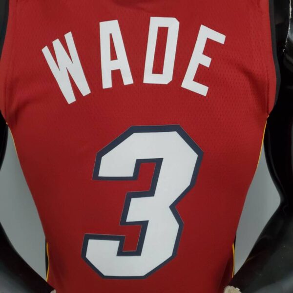 Camiseta Miami Heat Burgundy 2020/21 - Imagen 8