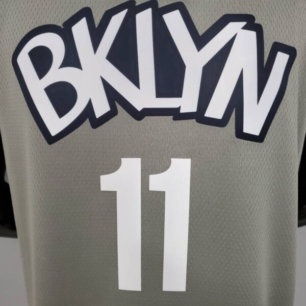 Camiseta Brooklyn Nets City Edition Gray - Imagen 4