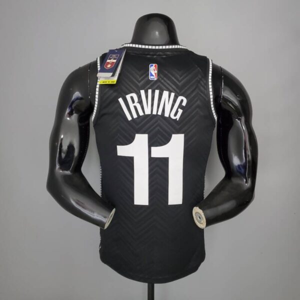 Camiseta Brooklyn Nets Bonus Edition Black diseño dorsal