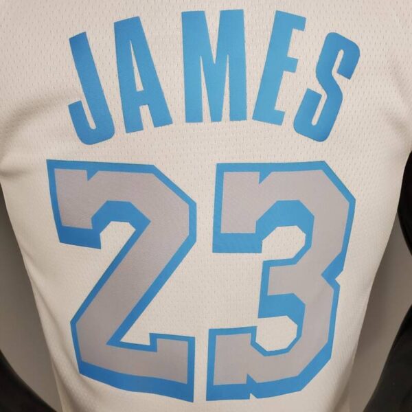 Camiseta Los Ángeles Lakers Crew Neck Retro Limited Edition White - Imagen 7