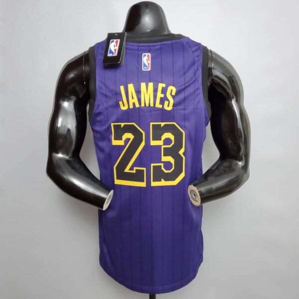 Camiseta Los Angeles Lakers Round neck purple Edition - Imagen 10