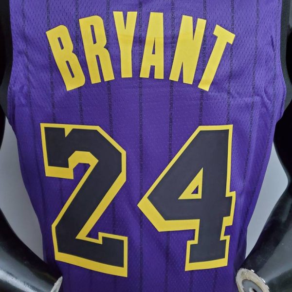 Camiseta Los Angeles Lakers Round neck purple Edition - Imagen 7
