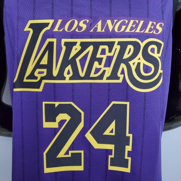 Camiseta Los Angeles Lakers Round neck purple Edition - Imagen 4