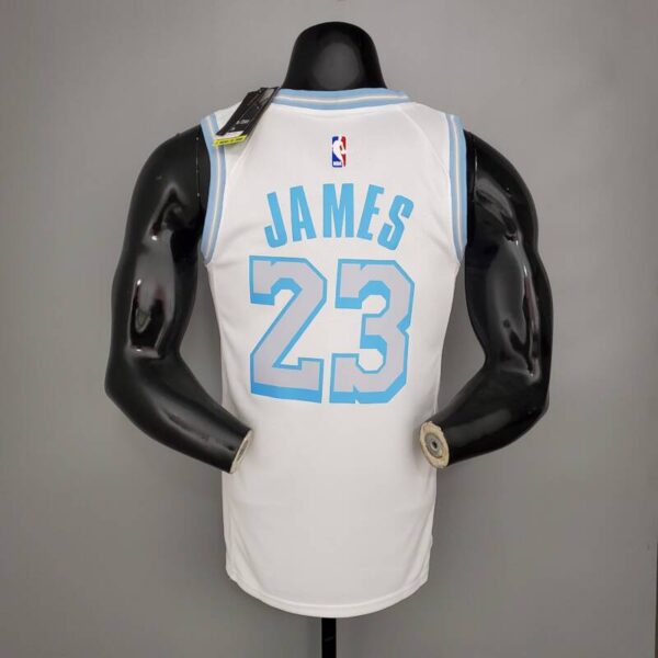 Camiseta Los Ángeles Lakers Crew Neck Retro Limited Edition White - Imagen 2