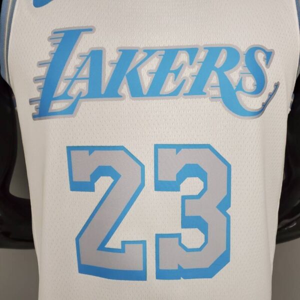 Camiseta Los Ángeles Lakers Crew Neck Retro Limited Edition White - Imagen 4