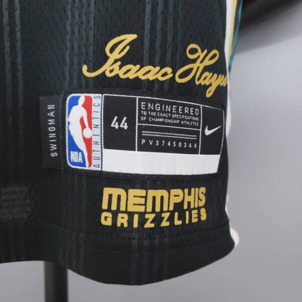 Camiseta Memphis Grizzlies City Edition Black Morant 12 - Imagen 7