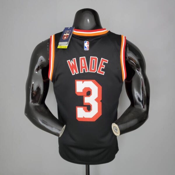 Camiseta Miami Heat Retro Night Black - Imagen 2