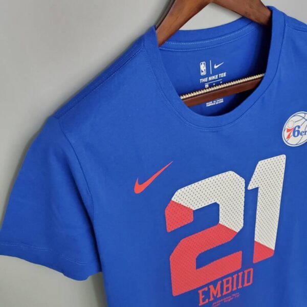 Camiseta Nike Philadelphia 76ers 21 Embiid - Imagen 3
