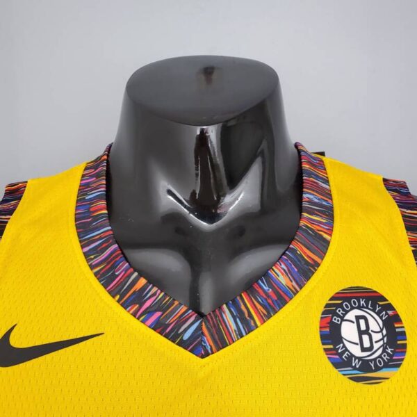 Camiseta Brooklyn Nets Commemorative Edition Yellow - Imagen 4