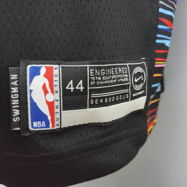 Camiseta Brooklyn Nets City Version Black - Imagen 6