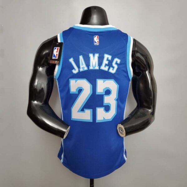 Camiseta Los Ángeles Lakers Retro night Blue Edition - Imagen 13