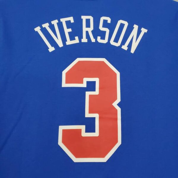 Camiseta Philadelphia 76ers 3 Iverson - Imagen 6
