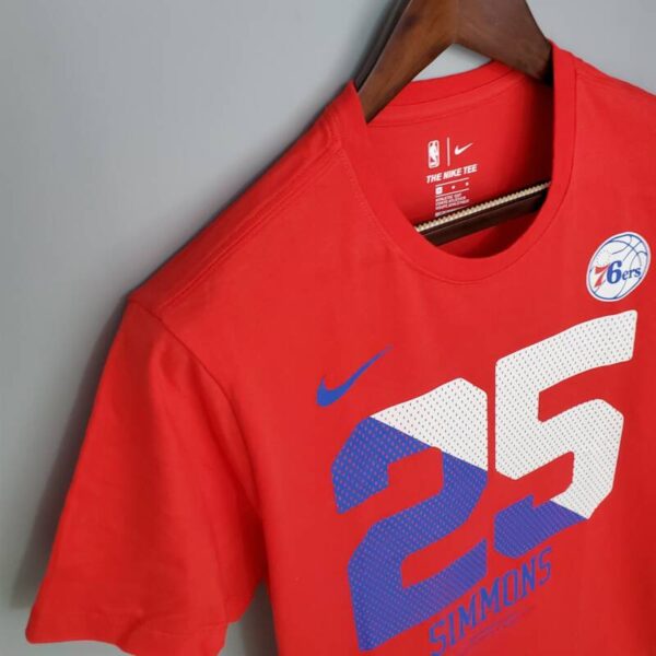Camiseta Nike Philadelphia 76ers 25 Simmons - Imagen 3