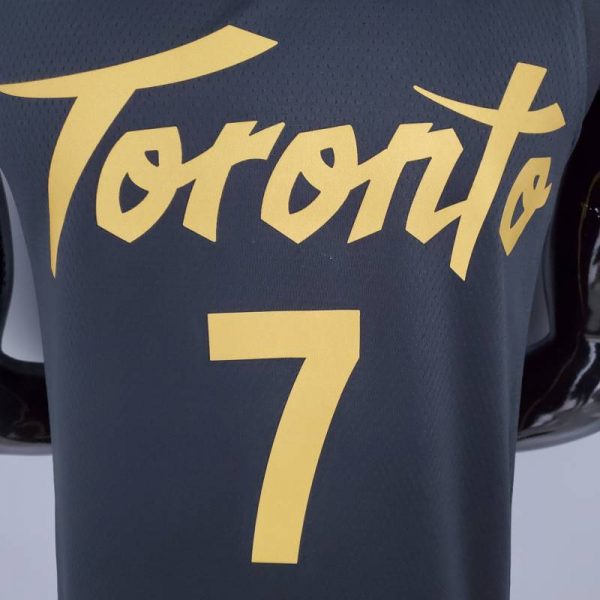 Camiseta Toronto Raptors black gold Edition - Imagen 4