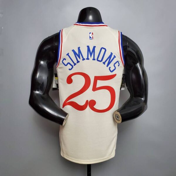 Camiseta Philadelphia 76ers City Limited Edition Beige - Imagen 9