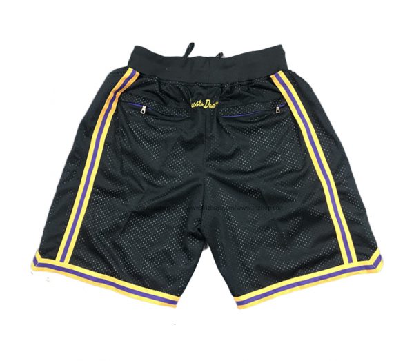 Pantalón corto Los Angeles Lakers Black City Edition - Imagen 2