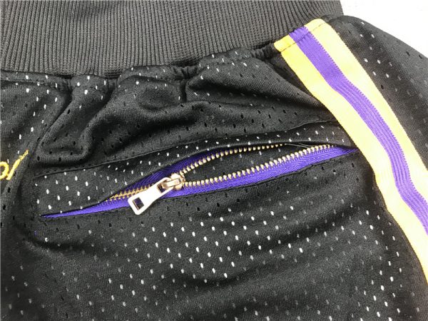 Pantalón corto Los Angeles Lakers Black City Edition - Imagen 3