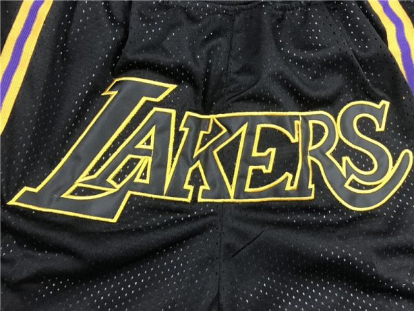 Pantalón corto Los Angeles Lakers Black City Edition - Imagen 6