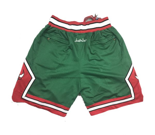 Pantalón corto Retro Chicago Bulls Green 2008/09 - Imagen 2