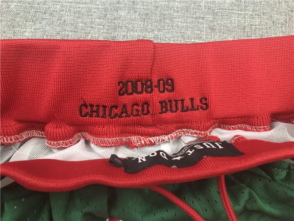Pantalón corto Retro Chicago Bulls Green 2008/09 - Imagen 3