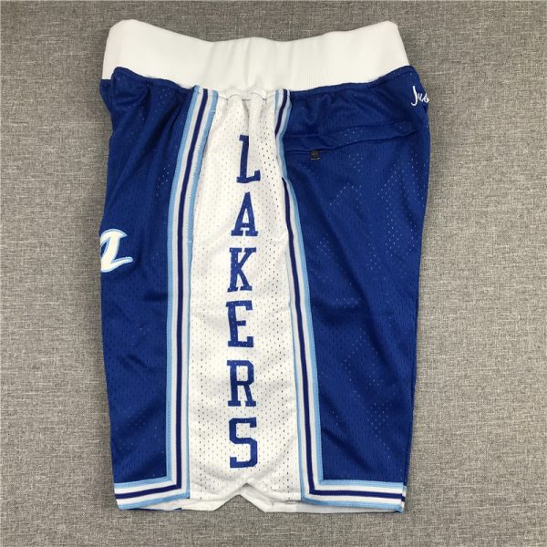 Pantalón corto Retro Los Angeles Lakers Blue 1996/97 - Imagen 6