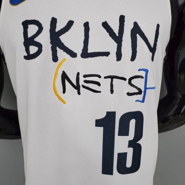 Camiseta Brooklyn Nets graffiti White Edition - Imagen 10