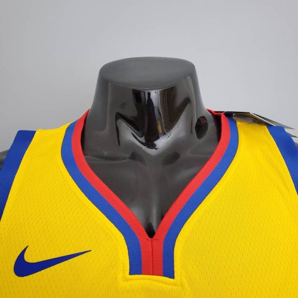 Camiseta Golden State Warriors Chinese Dragon Robe Yellow