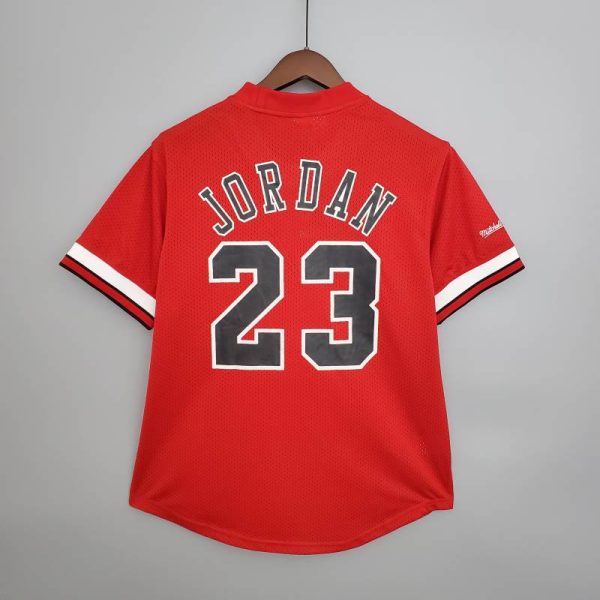 Camiseta Mitchellness Bulls Red N°. 23 Jordan Retro Mesh - Imagen 2
