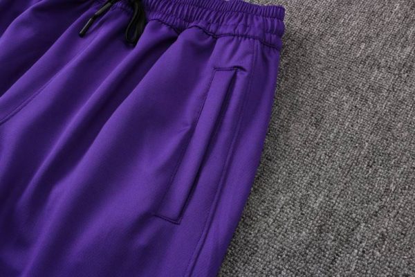 Bolsillo chandal lakers morado con capucha