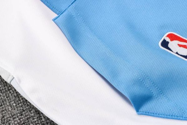 Bolsillo sudadera de chandal Lakers azul claro con capucha