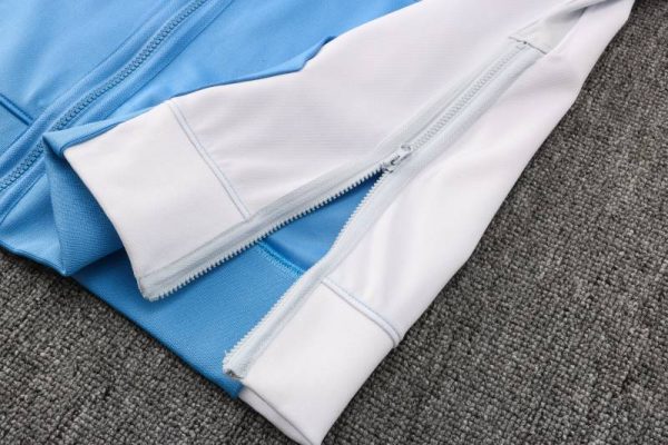 Cierre abierto Chandal Lakers azul claro con capucha