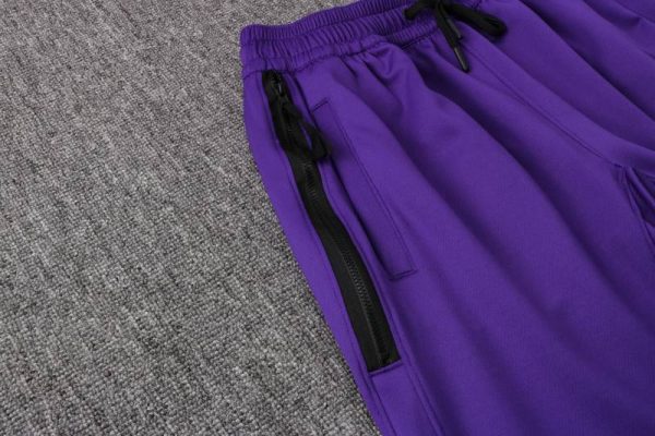 Cierre del Pantalon chandal lakers morado con capucha