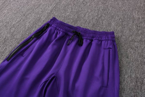 Pantalon 2 chandal lakers morado con capucha