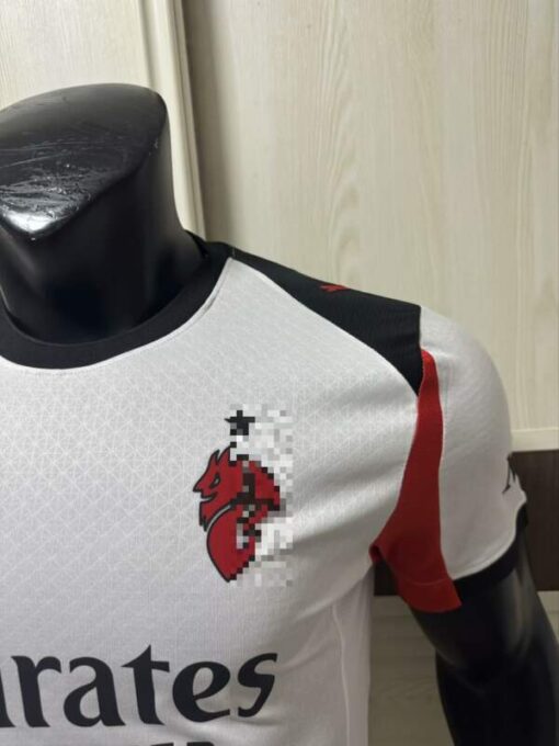 Camiseta AC Milán Segunda Equipación Version jugador 2025-2026 escudo