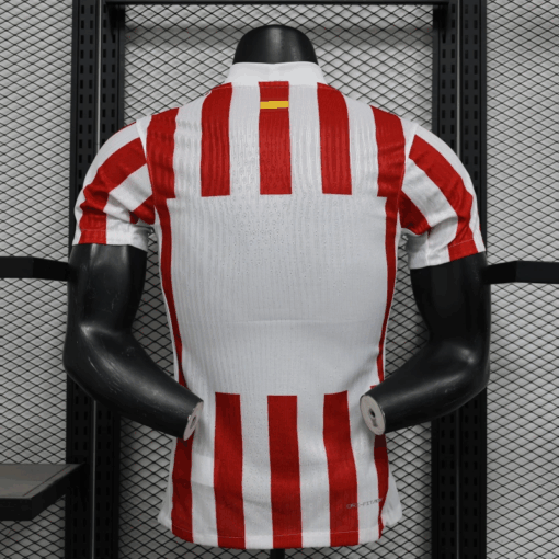 Atletico de madrid primera equipacion version jugador 2025-2026 dorsal