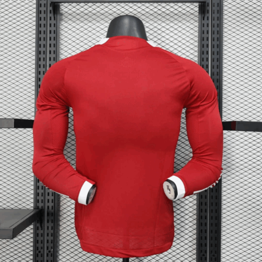 Camiseta Liverpool Primera Equipación Versión Jugador Manga Larga 2025-2026-dorsal