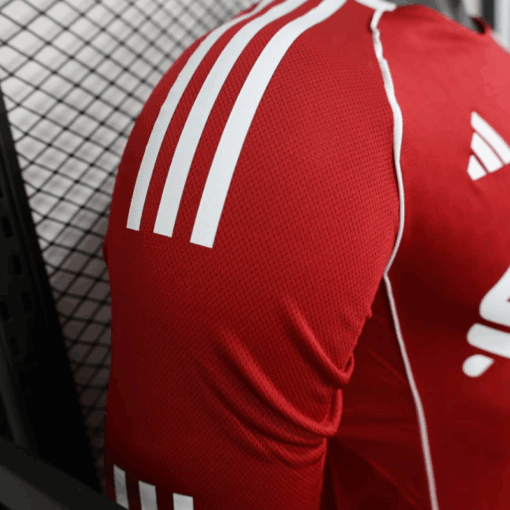 Camiseta Liverpool Primera Equipación Versión Jugador Manga Larga 2025-2026-hombro