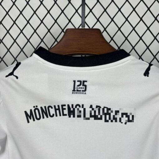 Conjunto Niño Borussia Mönchengladbach Primera Equipación 2025-2026-CUELLO DORSAL.