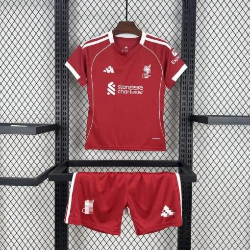 Conjunto Niño Liverpool Primera Equipación 2025-2026
