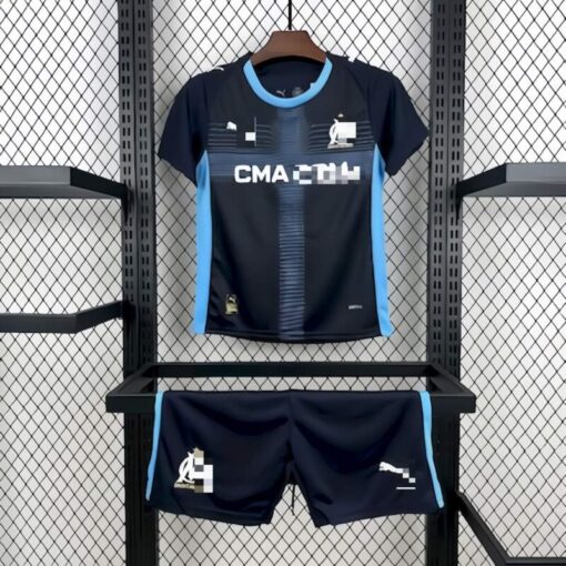 Conjunto Niño Olympique Marsella Segunda Equipacion 2025-2026