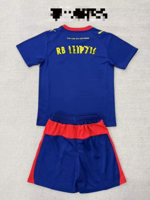 Conjunto Niño RB Leipzig Segunda Equipación 2025-2026-dorsal